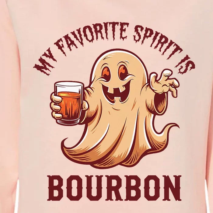 My Favorite Spirit Is Bourbon Bourbon Lover Gifts Womens California Wash Sweatshirt