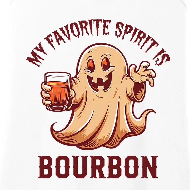 My Favorite Spirit Is Bourbon Bourbon Lover Gifts Ladies Essential Tank