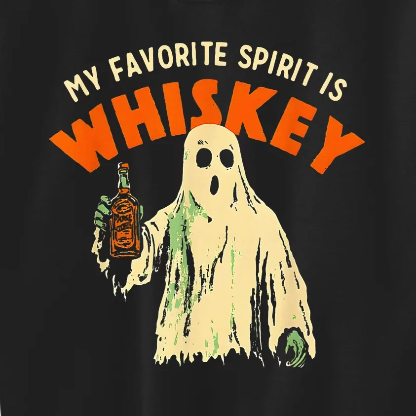 My Favorite Spirit Is Whiskey Kids Sweatshirt