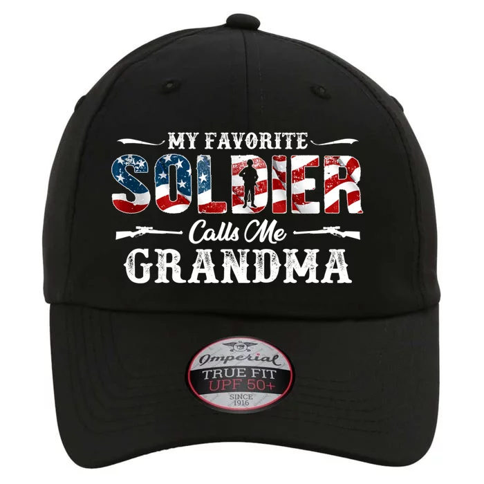 My Favorite Soldier Calls Me Grandma Gift Fathers Day Gift The Original Performance Cap