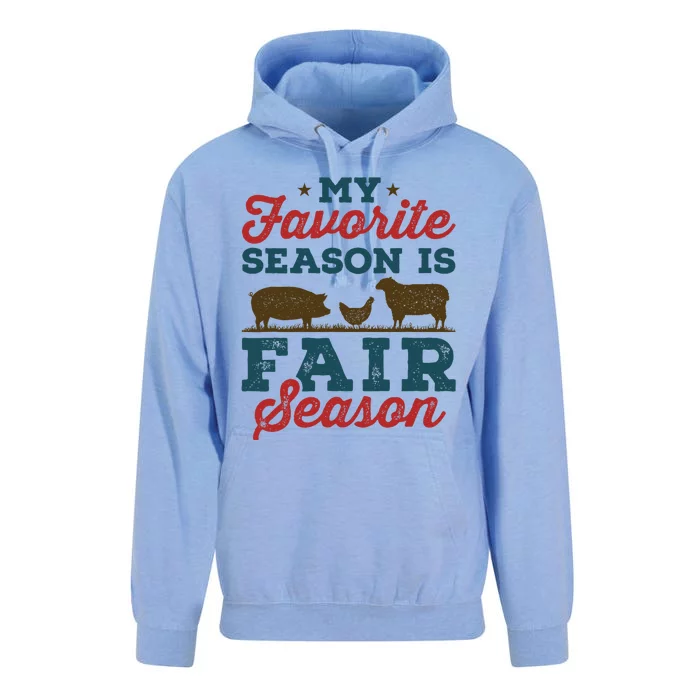 My Favorite Season Is Fair Season State County Fair Unisex Surf Hoodie