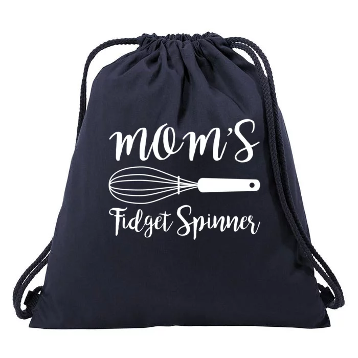 Mom's Fidget Spinner Chef Culinary Baker Gift Cool Gift Drawstring Bag