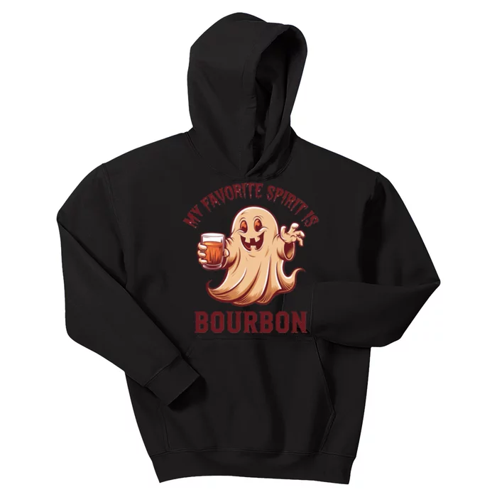 My Favorite Spirit Is Bourbon | Bourbon Lover Gifts Kids Hoodie