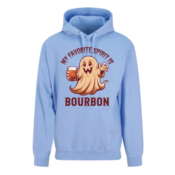 My Favorite Spirit Is Bourbon | Bourbon Lover Gifts Unisex Surf Hoodie