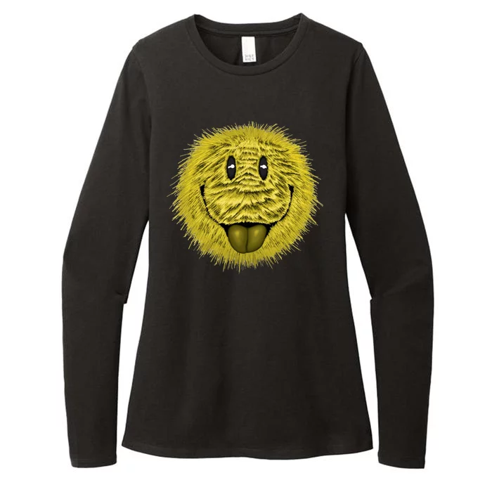 Ma Fur Smiley Pet Womens CVC Long Sleeve Shirt