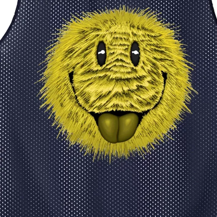 Ma Fur Smiley Pet Mesh Reversible Basketball Jersey Tank