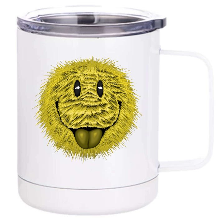 Ma Fur Smiley Pet Front & Back 12oz Stainless Steel Tumbler Cup