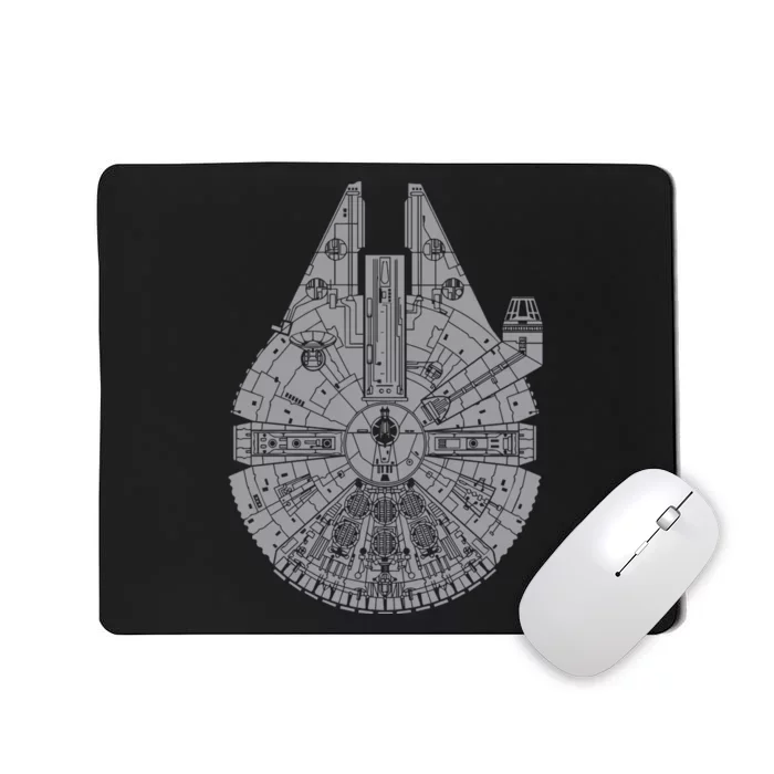 MILLENNIUM FALCON Sketch Mousepad