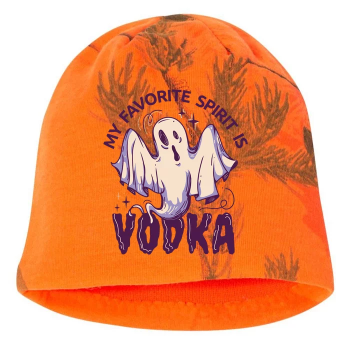 My Favorite Spirit Is Vodka Kati - Camo Knit Beanie