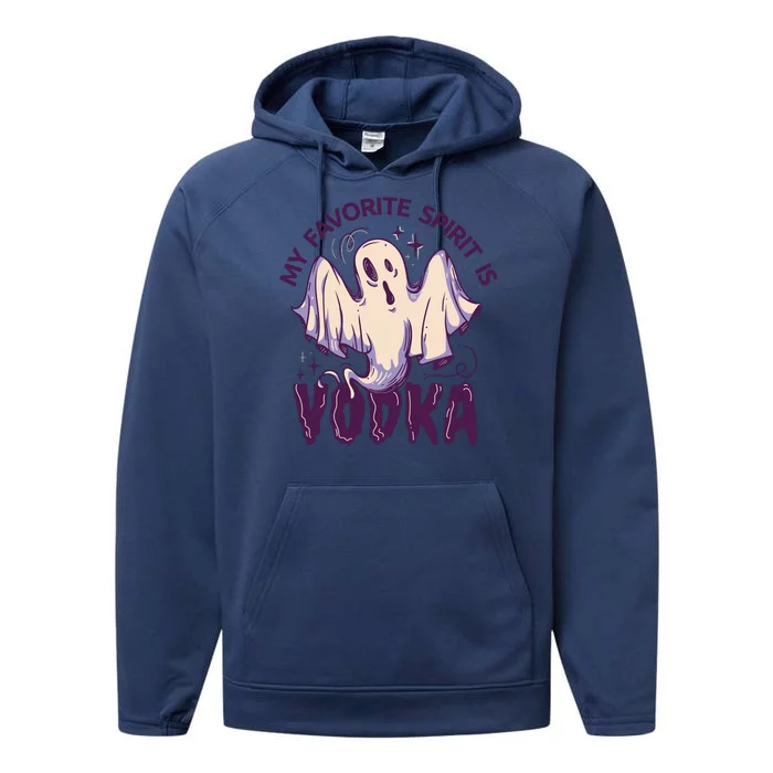 My Favorite Spirit Is Vodka Performance Fleece Hoodie