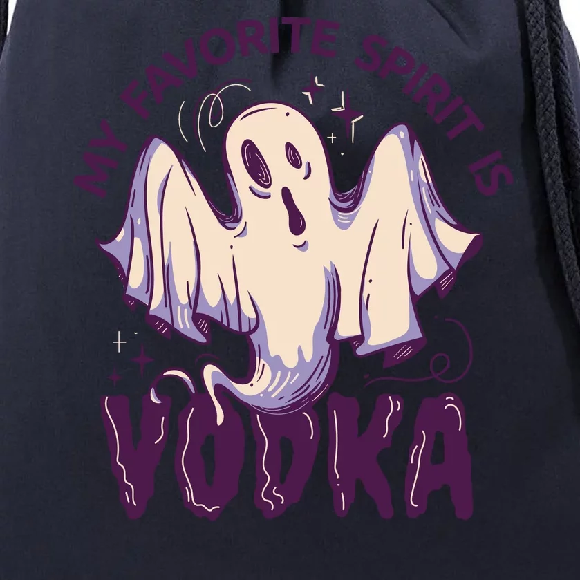 My Favorite Spirit Is Vodka Drawstring Bag