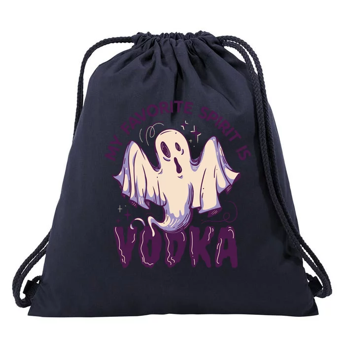 My Favorite Spirit Is Vodka Drawstring Bag