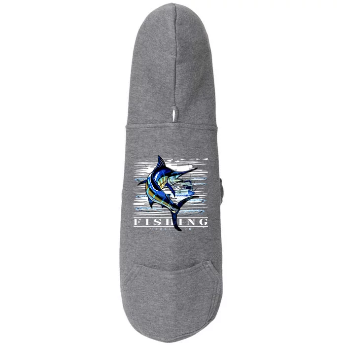 Marlin Fishing Sport Club Doggie 3-End Fleece Hoodie