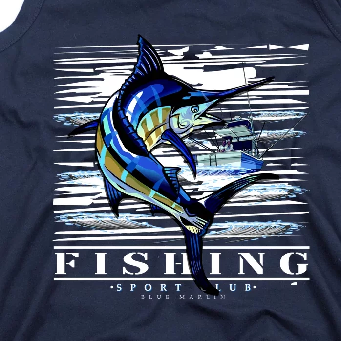 Marlin Fishing Sport Club Tank Top