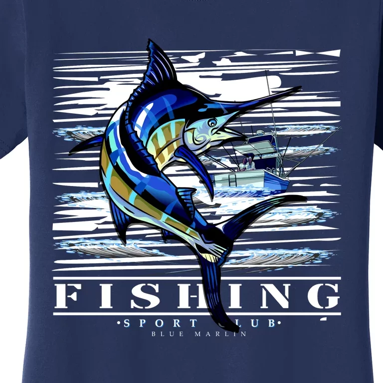 Marlin Fishing Sport Club Women's T-Shirt