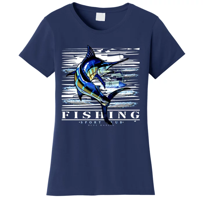 Marlin Fishing Sport Club Women's T-Shirt