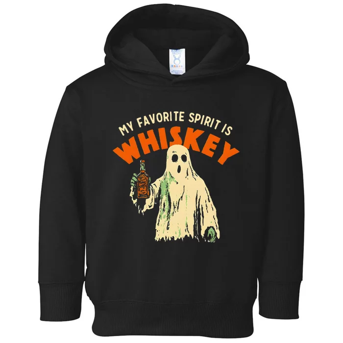 My Favorite Spirit Is Whiskey Toddler Hoodie