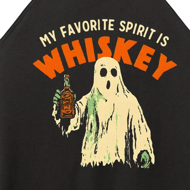 My Favorite Spirit Is Whiskey Women’s Perfect Tri Rocker Tank