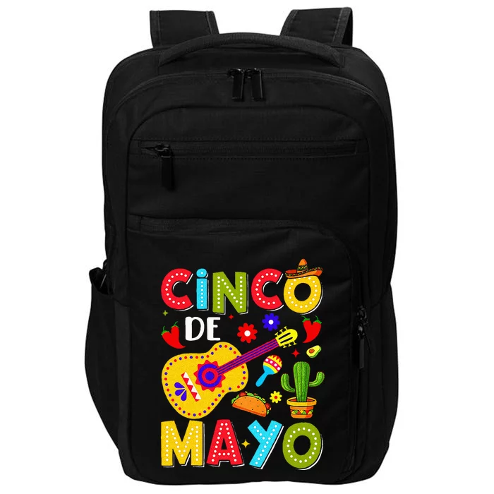 Mexican Fiesta Squad 5 De Mayo Impact Tech Backpack