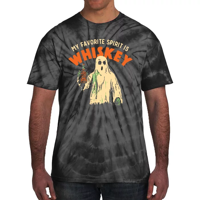 My Favorite Spirit Is Whiskey Tie-Dye T-Shirt