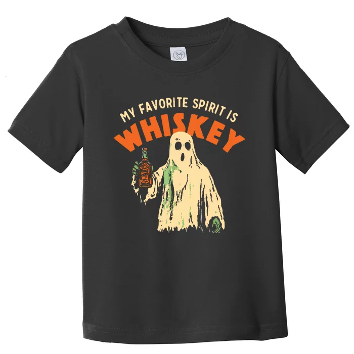 My Favorite Spirit Is Whiskey Toddler T-Shirt