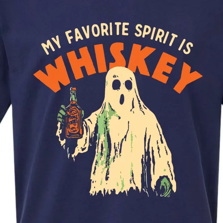 My Favorite Spirit Is Whiskey Sueded Cloud Jersey T-Shirt