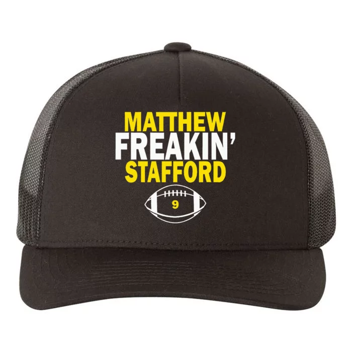 Matthew Freakin Stafford Number 9 Yupoong Adult 5-Panel Trucker Hat