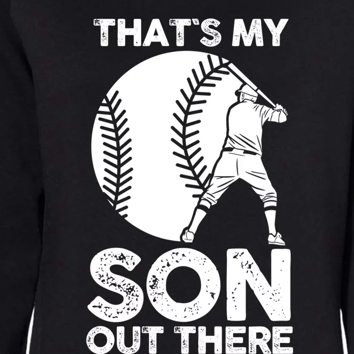 Mother Fater Son Dad Mom Baseball Great Gift Womens California Wash Sweatshirt