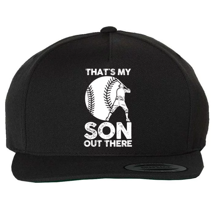 Mother Fater Son Dad Mom Baseball Great Gift Wool Snapback Cap