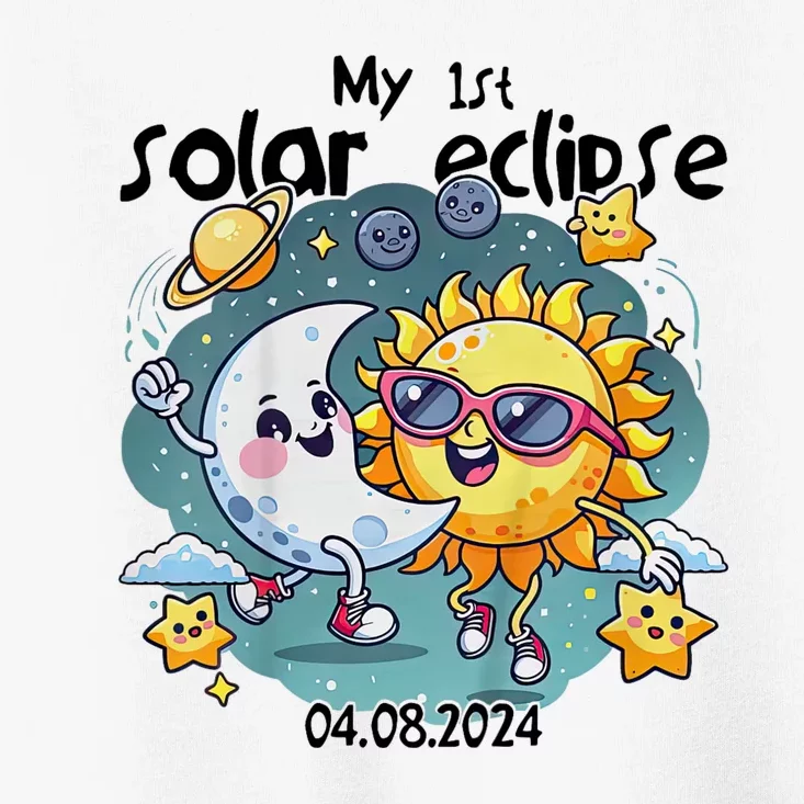 My First Solar Eclipse April 8 2024 Toddler T-Shirt