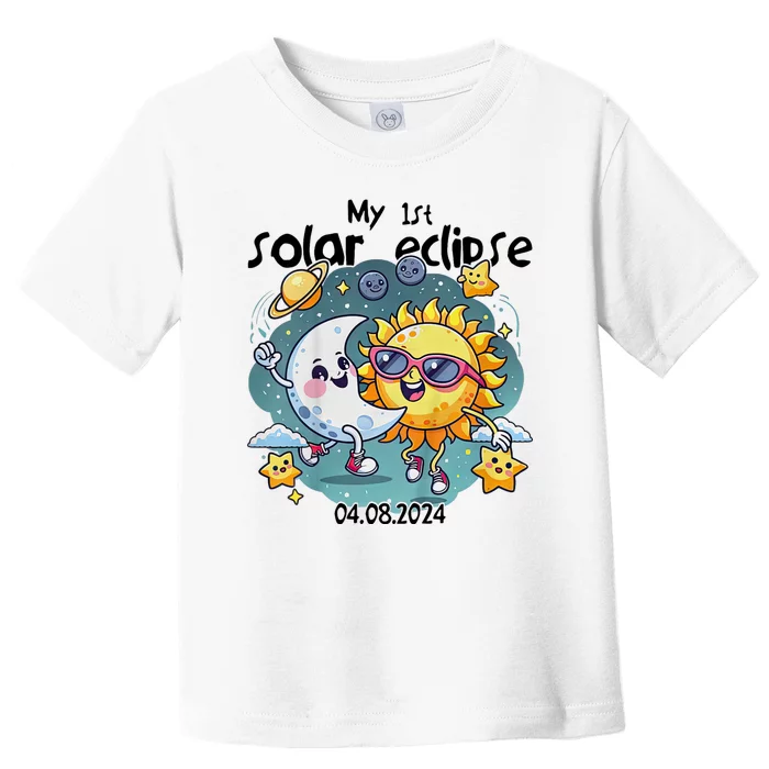 My First Solar Eclipse April 8 2024 Toddler T-Shirt