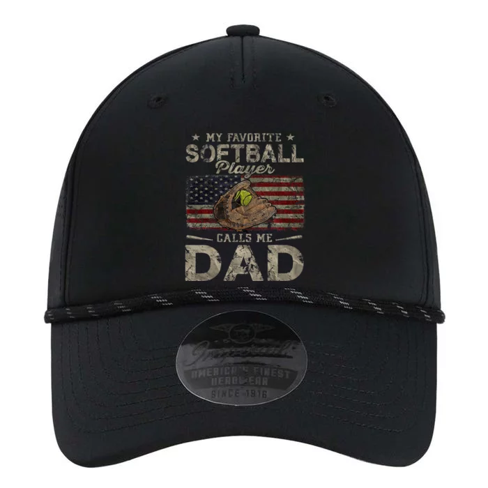 My Favorite Softball Player Calls Me Dad FatherS Day Daddy Performance The Dyno Cap