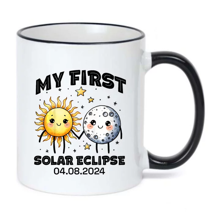 My First Solar Eclipse Boy Girl 2024 Solar Eclipse Black Color Changing Mug