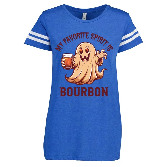 My Favorite Spirit Is Bourbon Bourbon Lover Gifts Enza Ladies Jersey Football T-Shirt