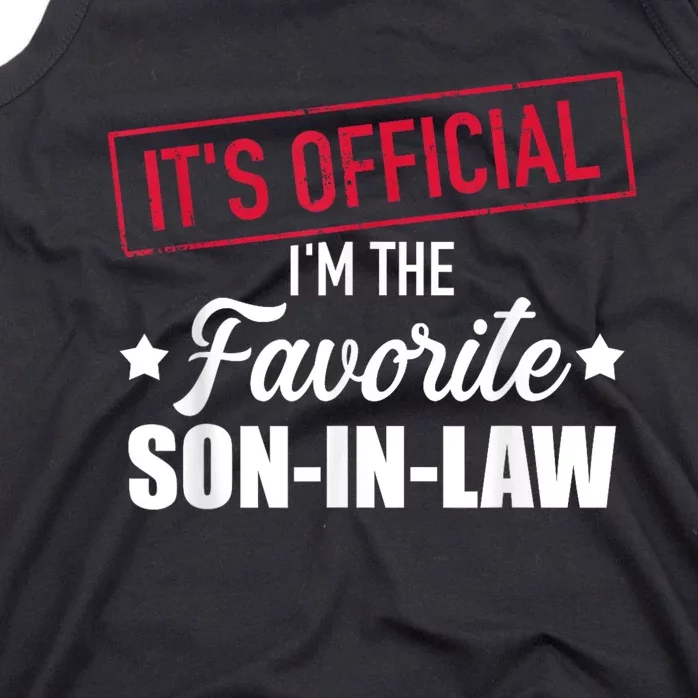 Men Favorite Soninlaw From Motherinlaw Or Fatherinlaw Tank Top