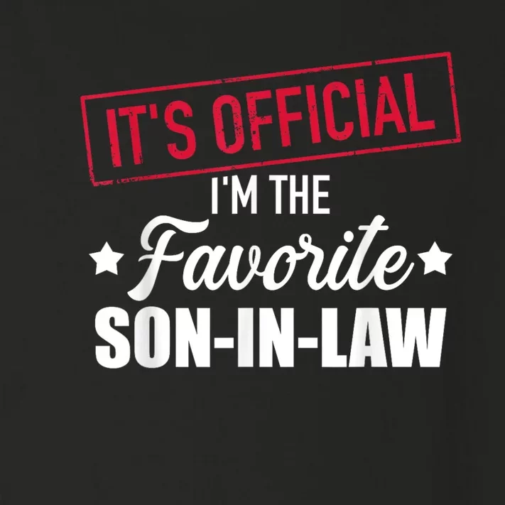 Men Favorite Soninlaw From Motherinlaw Or Fatherinlaw Toddler Long Sleeve Shirt