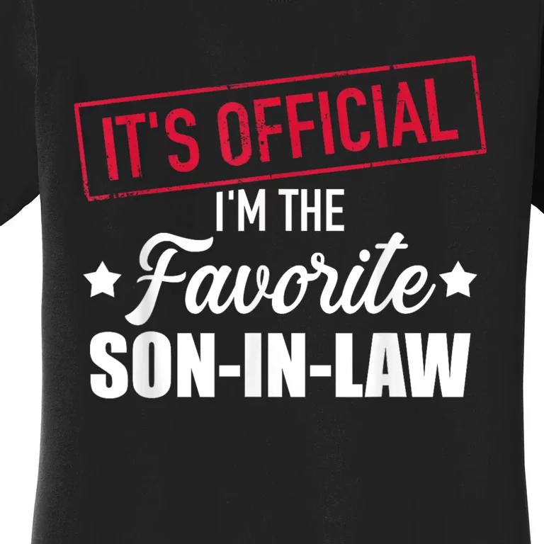 Men Favorite Soninlaw From Motherinlaw Or Fatherinlaw Women's T-Shirt