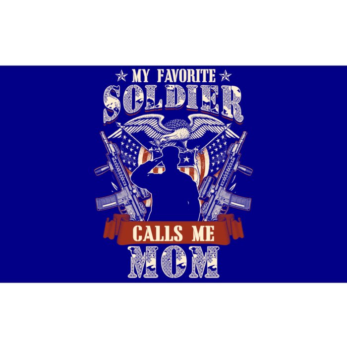 My Favorite Soldier Calls Me Mom Proud Army Family Meaningful Gift Bumper Sticker