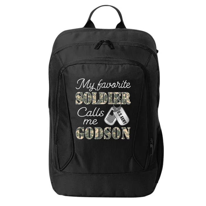 My Favorite Soldier Calls Me Godson Army Graduation Godson City Backpack