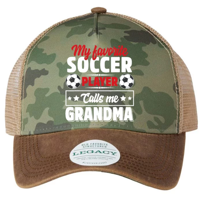 My Favorite Soccer Player Calls Me Grandma Mothers Day Cute Legacy Tie Dye Trucker Hat