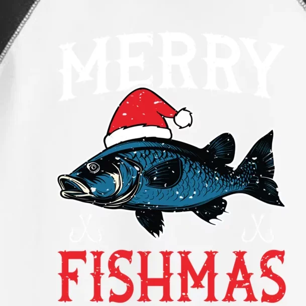 Merry Fishmas Sweater Santa Claus Fishing Christmas Blue Gift Toddler Fine Jersey T-Shirt