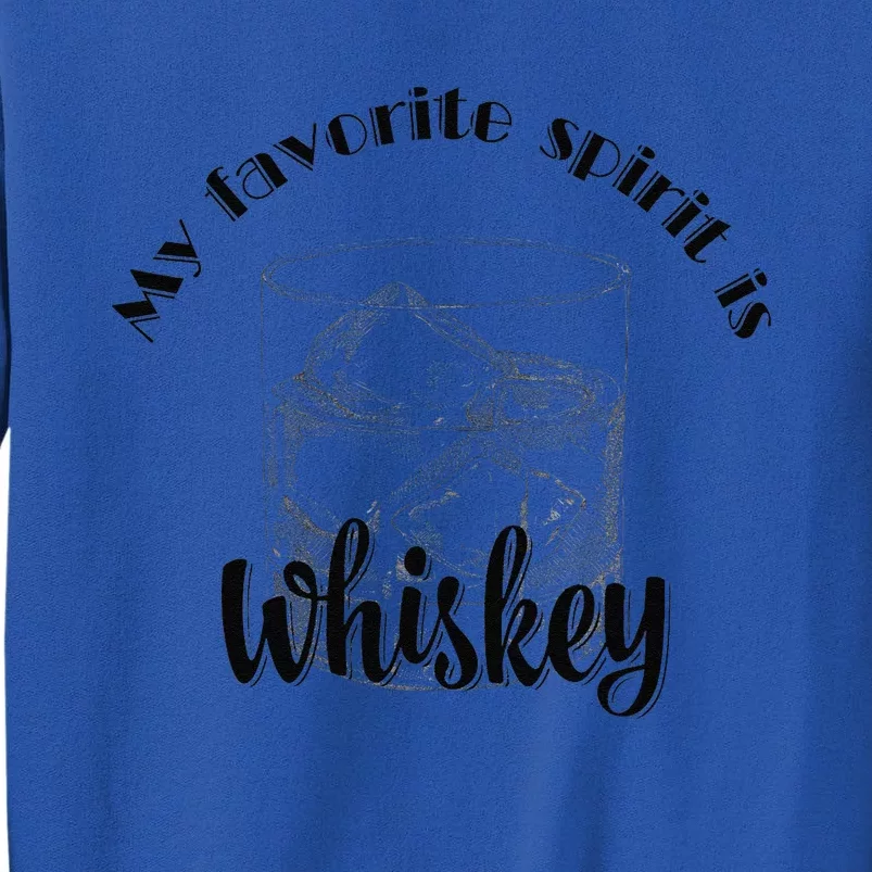 My Favourite Spirit Is Whiskey Funny Halloween Sweatshirt