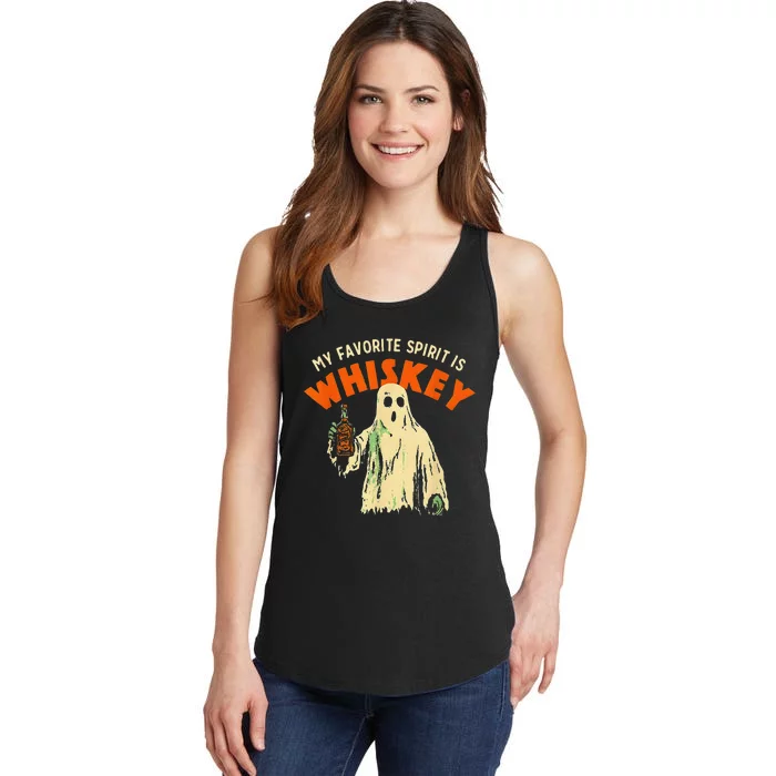 My Favorite Spirit Is Whiskey Gift Ladies Essential Tank