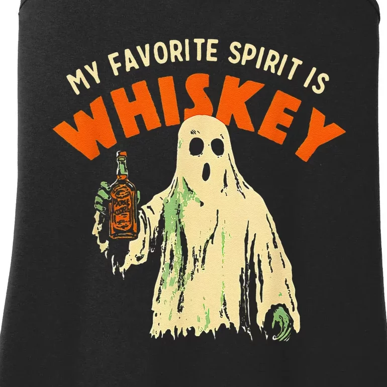 My Favorite Spirit Is Whiskey Gift Ladies Essential Tank