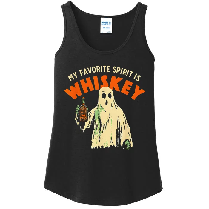 My Favorite Spirit Is Whiskey Gift Ladies Essential Tank