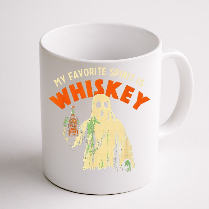 My Favorite Spirit Is Whiskey Gift Front & Back Coffee Mug