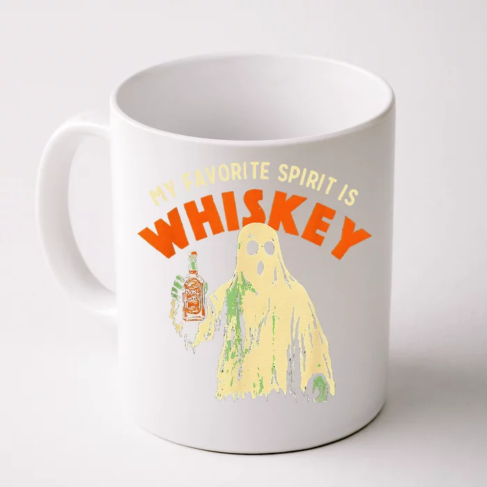 My Favorite Spirit Is Whiskey Gift Front & Back Coffee Mug