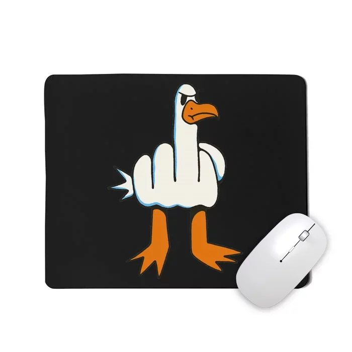 Middle Finger Seagull Mousepad