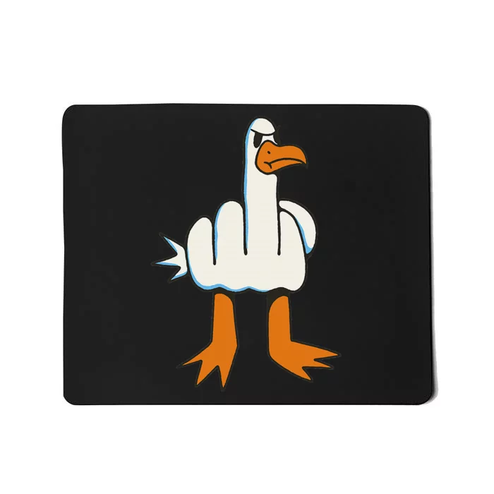 Middle Finger Seagull Mousepad