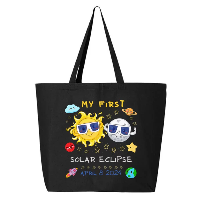 My First Solar Eclipse April 8 2024 25L Jumbo Tote